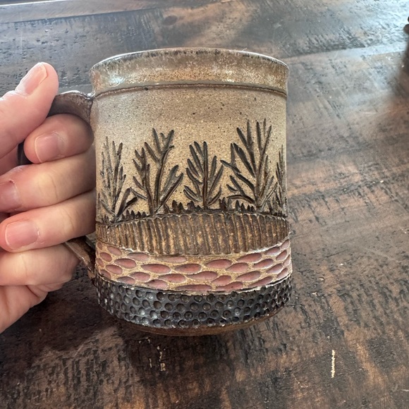 Set of 2 Vintage Lederer pottery mugs - Picture 6 of 10